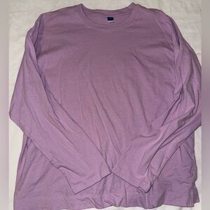 Old Navy Purple Long Sleeve Vintage Tee